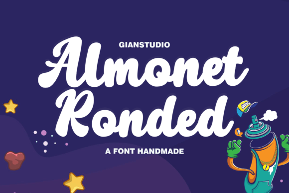 Almonet Ronded: A Modern Handwritten Typeface for Web Design
