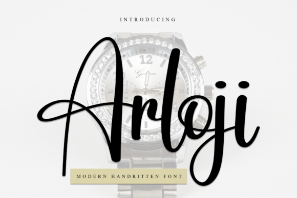 Arloji: A Script Handwritten Font for Authentic Campaign Visuals