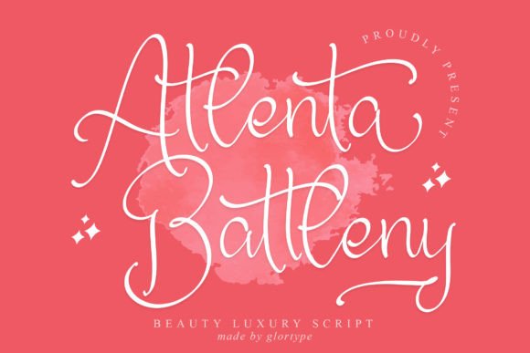 Atlenta Battleny: The Script Handwritten Font for Polished Brand Identity