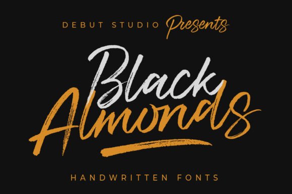 Black Almonds: The Handwritten Brush Font for Creative Sellers