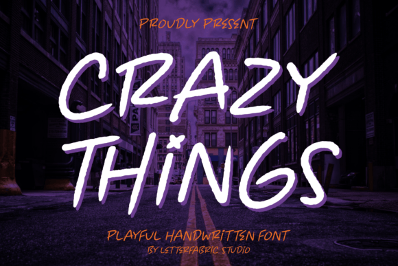 Crazy Things: A Playful Handwritten Font for Crafters and Sellers
