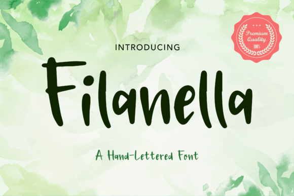 Filanella: The Handwritten Font for Authentic Brand Identity