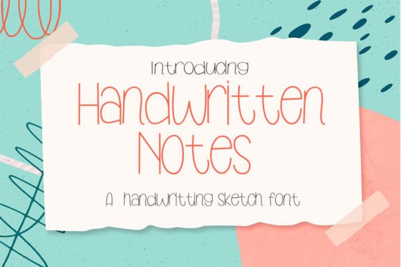 Handwritten Notes Font for a Professional Brand Look