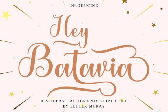 Hey Batavia: The Handwritten Typeface That Elevates Your Craft Brand