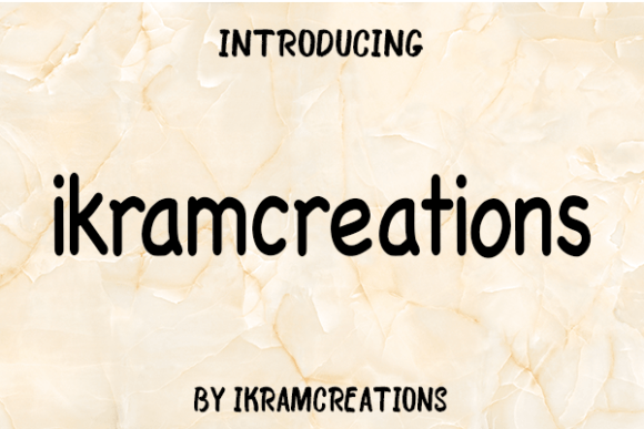 Ikramcreations: The Handwritten Font That Elevates Small Business Branding
