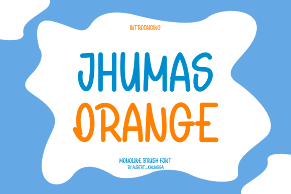 Jhumas Orange: A Zesty Script Font for Memorable Branding