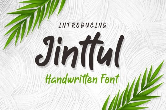 Jinttul: The Playful Handwritten Font for Editorial Design