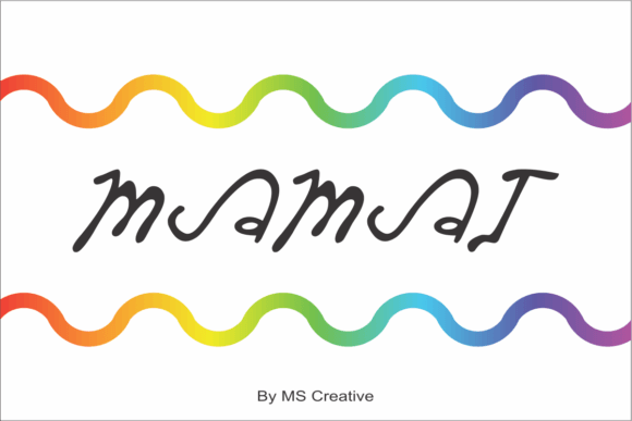 Mamat: A Playful Handwritten Font for Whimsical Brand Identity