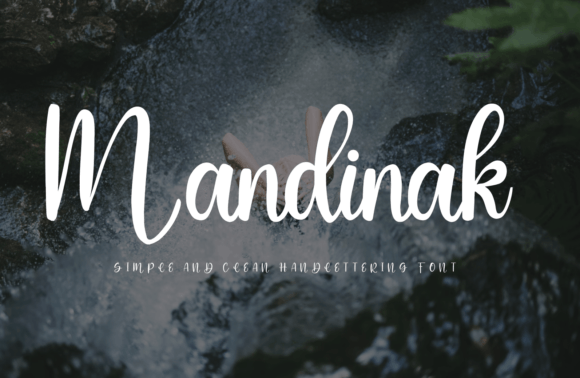 Mandinak: A Handwritten Font for Authentic Brand Identity