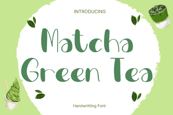 Matcha Green Tea Typeface Review: A Whimsical Handwritten Font for Digital Branding