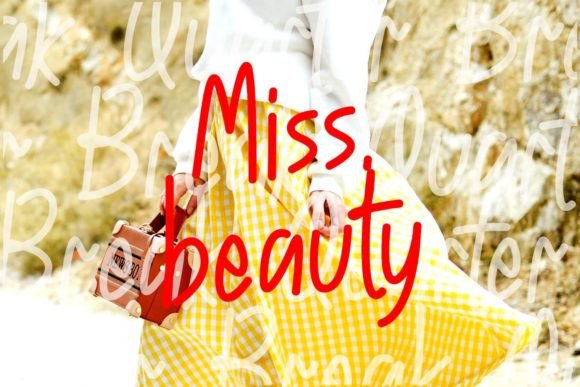 Miss Beauty Typeface Review: A Casual Handwritten Font for Modern Branding