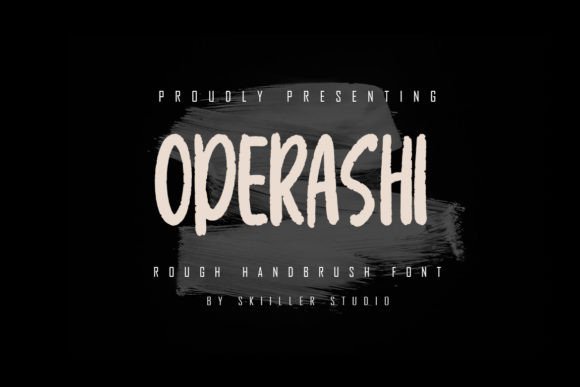 Operashi: The Textured Script Font for Scroll-Stopping Visuals