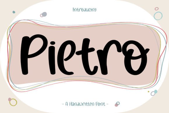 Pietro: The Handwritten Font for Authentic Small Business Branding