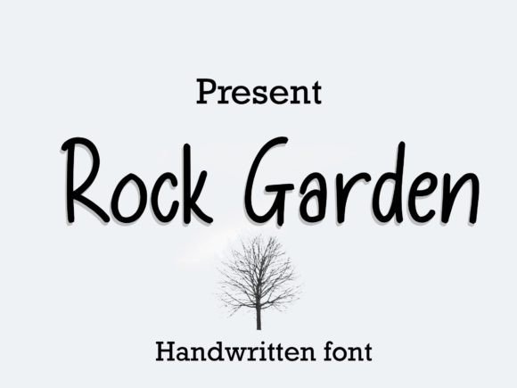 Rock Garden Typeface: Elevate Your Brand with Handwritten Charm
