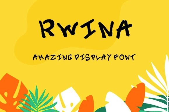 Rwina: A Playful Handwritten Font for Creative Crafters