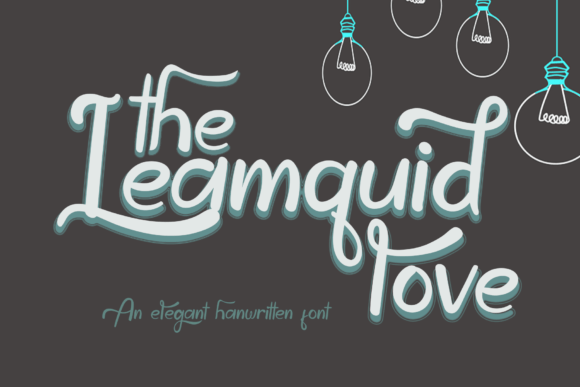 The Leamquid Love: A Handwritten Font for Editorial Warmth