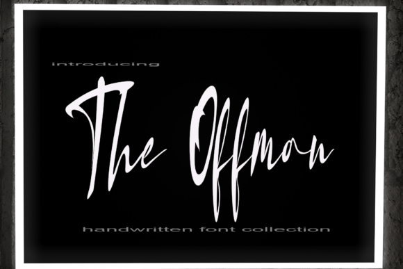 The Offman: A Playful Script Handwritten Font for Editorial Design
