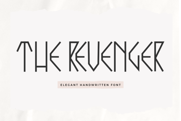 The Revenger: A Whimsical Handwritten Font for Editorial Impact