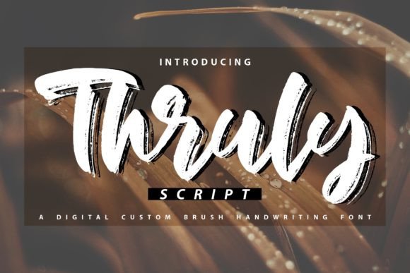 Thruly: A Designer’s Honest Review of This Script Handwritten Typeface