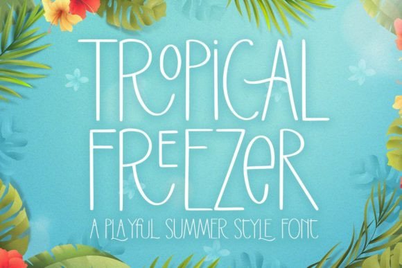 Tropical Freezer: A Playful Handwritten Typeface for Digital Brands