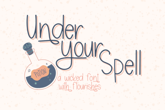 Under Your Spell: A Handwritten Font for Editorial Whimsy
