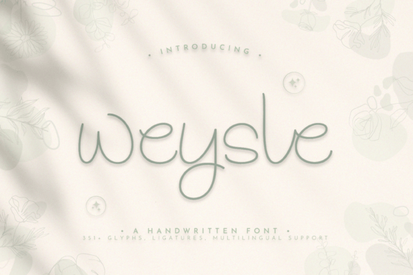 Weysle: The Handwritten Typeface for Scroll-Stopping Campaigns