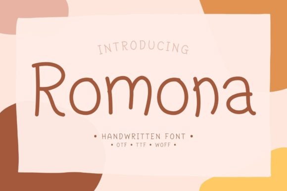 Why Romona Is the Handwritten Font Your Brand Needs