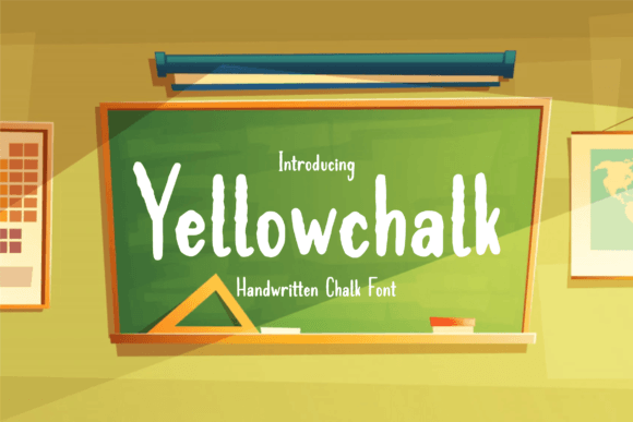Yellowchalk: A Handwritten Font for Engaging Digital Layouts
