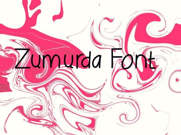 Zumurda: The Handwritten Script Font for Editorial Design